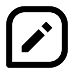 Message Square Edit SVG Icon